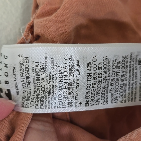 Billabong Light Brown Shorts Size Large - Picture 6 of 6